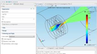 Particle Tracing Magnetic Lens Simulation [upl. by Ahsit839]