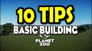 10 building tips amp tricks for beginners  Tutorial  Planet Zoo [upl. by Rico]