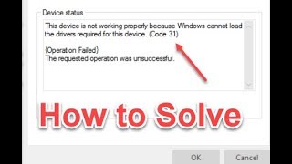 Fix Network Adapter Code 31 error Device is not working properly [upl. by Rochelle]