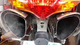 Honda VFR 800 VTEC Exhaust [upl. by Noired126]