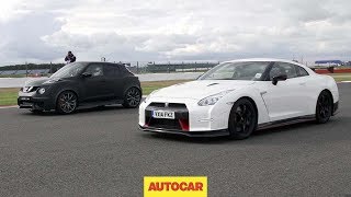 Nissan GTR Nismo vs Nissan JukeR 20  Drag race [upl. by Takken]