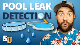 POOL LEAK DETECTION How to Patch a Liner [upl. by Herr]