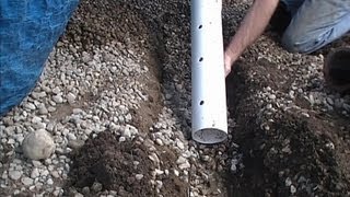 How To Install Perforated Pipe French Drain for Do It Yourself Job [upl. by Zurek404]