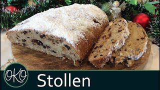 STOLLEN  German Christmas bread  how to make Stollen from scratch step by step [upl. by Puduns216]