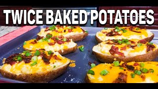 Simple Twice Baked Potatoes [upl. by Eicnahc49]