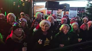 WHAT CHRISTMAS MEANS TO ME Rock Choir at Birkdale Lights Switch On 1st December 2024 [upl. by Janiuszck]