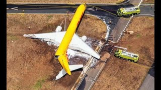 DHL B757 Crash route │Flightradar24 [upl. by Annawek]