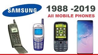 All Samsung Phones 1988 to 2019 [upl. by Anrol]