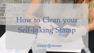 How to Clean your SelfInking Stamp [upl. by Bullough610]