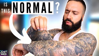 How to TREAT A PEELING TATTOO  Tips Tricks amp Healing Experience [upl. by Barbabra]