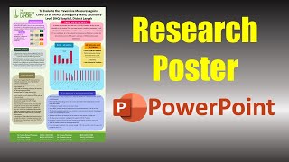 How To Create Academic Poster in PowerPoint  Research Poster in PowerPoint  Tutorial [upl. by Ecnatsnoc]