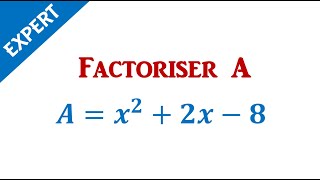 Factoriser une expression  Niveau EXPERT   3éme année collège  3APIC Biof [upl. by Assej]