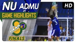 UAAP 80 MV Finals Game One NU vs ADMU  Game Highlights  April 28 2018 [upl. by Palmira]