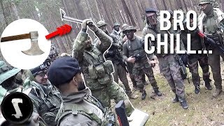 This Guy Takes Airsoft Way Too Serious 🤣 2000 Player Airsoft War [upl. by Ielarol736]