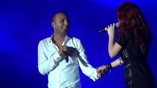 ARASH feat EMELIE quotBroken Angelquot Live  Media City Amphitheatre Dubai Jan 21 2012 [upl. by Aleris]