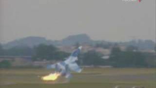 Su30MKI crash at Paris Air Show Le Bourget 1999 [upl. by Muslim]