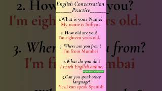 English Conversation Practice  150 Questions and Answers in English [upl. by Philly]