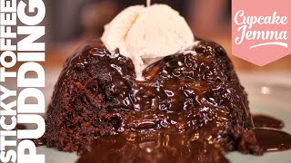 Steamed Sticky Toffee Pudding Recipe amp Tutorial  Cupcake Jemma [upl. by Aninay]