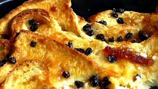 Christmas BREAD BUTTER PUDDING recipe  How to Make [upl. by Eidualc]