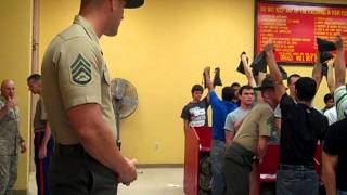 Marine Recruits Arrive at MCRD [upl. by Stanislaw]