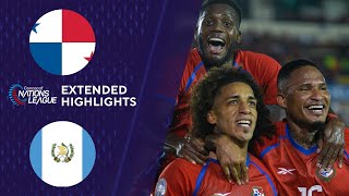 Panama vs Guatemala Extended Highlights  CONCACAF Nations League  CBS Sports Golazo [upl. by Melton98]