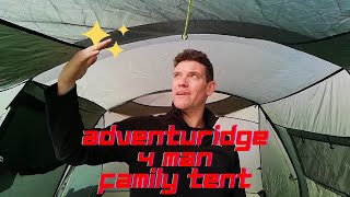 Adventuridge 4 man tent [upl. by Carmita715]