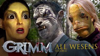 EVERY Wesen From Season 4  Grimm [upl. by Bronwen475]