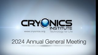 Cryonics Institute 2024 Annual General Meeting [upl. by Theodosia]