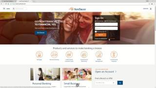 Suntrust Bank Online Banking Login Tutorial [upl. by Gausman]