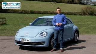 Volkswagen Beetle hatchback review  CarBuyer [upl. by Nahshunn]