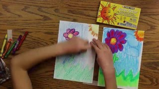 Oil Pastels vs Crayons for Kids [upl. by Eeram]