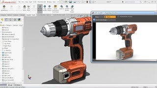 Solidworks tutorial PhotoView 360 [upl. by Lothaire]