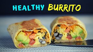 Breakfast Burrito Recipe and HOMEMADE tortilla made with OATS [upl. by Gnidleif602]