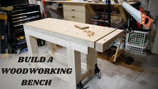 How to Build a Woodworking Bench w FREE PLANS  TheTranq [upl. by Jerrol380]