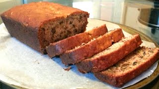 How to make Moist Banana Nut Bread 2013 recipe [upl. by Rahr]