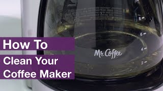 How to Clean Mr Coffee® Coffee Makers [upl. by Icram765]