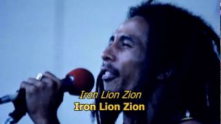 Iron Lion Zion  Bob Marley LYRICSLETRA [upl. by Dihahs]