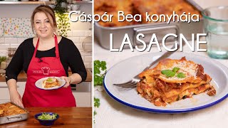 Gáspár Bea bolognai lasagne receptje  Mindmegettehu [upl. by Akcirred]