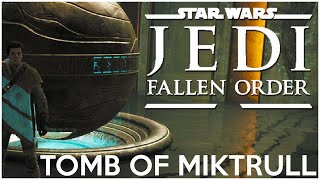 How to Complete TOMB OF MIKTRULL Puzzle Guide  Star Wars Jedi Fallen Order Tips [upl. by Opportuna110]