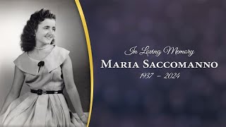 Maria Saccomanno Prayer Service [upl. by Nnayd90]