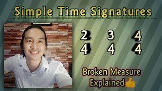 Grade 6 MusicSimple Time Signatures2 4 3 4 and 4 4 Broken Measure Explained [upl. by Eniluqcaj233]