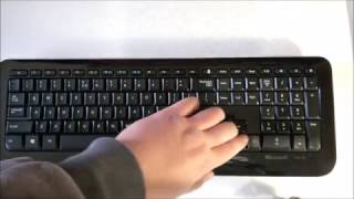 Microsoft Wireless Keyboard 800 [upl. by Oliric449]