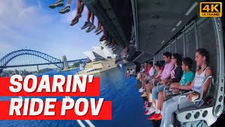 Soarin At Epcot IMAX Flight Ride 4K POV [upl. by Lauree]