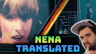 NENA IRGENDWIE IRGENDWO IRGENDWANN 🔥 Lyrics Translation [upl. by Epilihp]