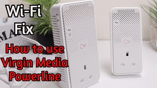 How To Use Virgin Media Powerline Adapters [upl. by Atteinotna]