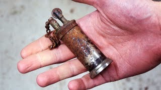 Antique rusty lighter  Restoration project [upl. by Nillor480]