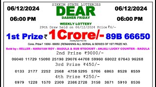 🔴Lottery Sambad Today 0600pm 071224 Dear Lottery Result Pdf Download [upl. by Rramahs]