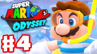 Super Mario Odyssey  Gameplay Walkthrough Part 4  Lake Kingdom Nintendo Switch [upl. by Nolana]