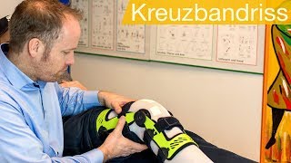 Kreuzbandriss  Diagnose Behandlung OP Nachsorge [upl. by Eceinert]