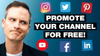 How to Promote Your YouTube Channel for FREE with Social Media [upl. by Yves]